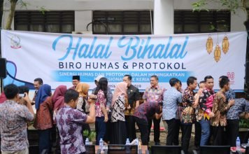 Halalbihalal Biro Humas dan Protokol Sulsel Pererat Silaturahmi
