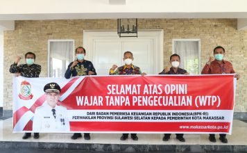 Makassar Raih Opini WTP Lima Kali Berturut-Turut