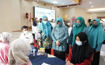 Gebyar Vaksinasi TP PKK Kecamatan Panakkukang, Target 300 Vaksin