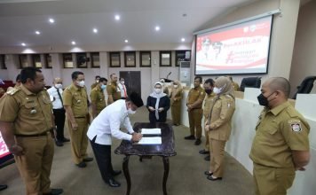 15 Camat Makassar Tandatangani Komitmen Bersama Penanganan Lorong Wisata