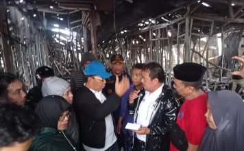 Danny Janji Beri Solusi, Pedagang Terkena Musibah Kebakaran Pasar Sentral