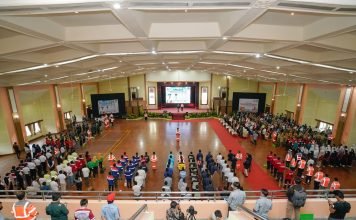 Gubernur Andi Sudirman Irup Apel Bulan K3 di Pangkep