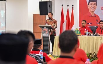 Gubernur Andi Sudirman Sulaiman Beri Sambutan pada Rakor Tiga Pilar DPD PDIP