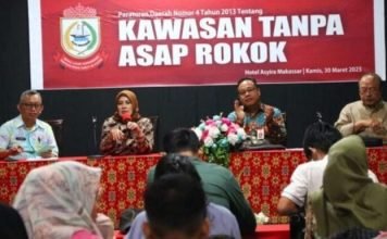 Wakil Ketua DPRD A, Suhada Sappaile Sosialiasikan Perda Kawasan Tanpa Rokok
