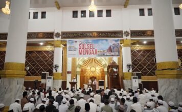 Gelar Gerakan Sulsel Mengaji di Wajo, Gubernur Hadirkan Ketum PP As’adiyah Sengkang