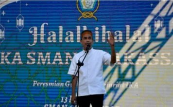 Andi Sudirman Sulaiman-Rudianto Lallo Resmikan Sekretariat IKA SMAN 6 Makassar