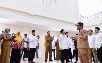 Gubernur Andi Sudirman Resmikan Al Markaz Al Islami Imam Syafi’i, Didalamnya Ada Masjid, Auditorium, dan Asrama