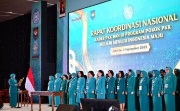 Sofha Marwah Hadiri Rakornas TP PKK Se-Indonesia, Bahas Soal Stunting hingga Narkoba