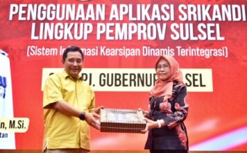SRIKANDI Resmi Diluncurkan, Pemprov Sulsel Dukung Digitalisasi Kelola Tata Arsip Pemerintahan
