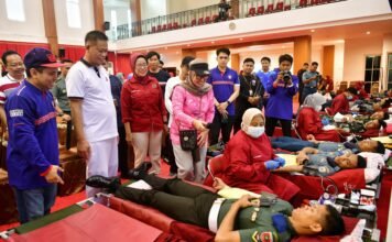 Pj Gubernur “Launching” Bulan K3 Nasional Tingkat Provinsi