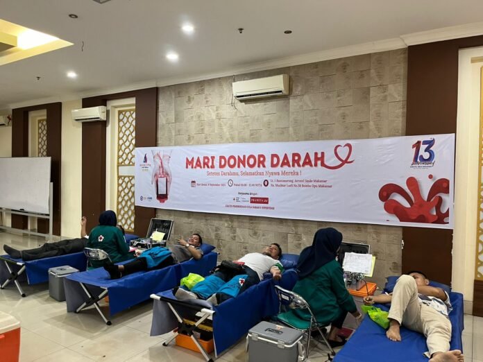 Donor darah Aerotel Smila Makassar