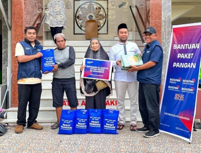 Bosowa Peduli Lanjutkan Program Paket Pangan Penjaga Syiar Islam
