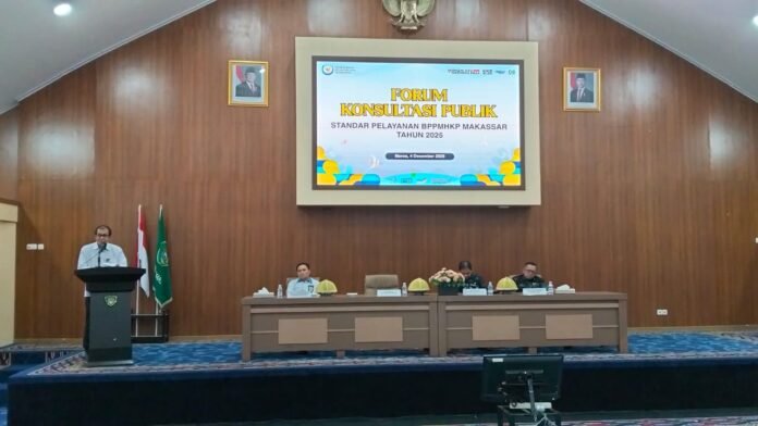 “Review” Standar Pelayanan, Badan Mutu KKP Makassar Gelar Forum Konsultasi Publik