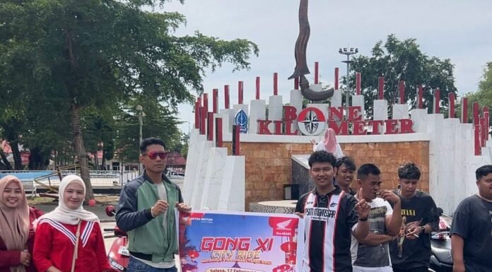 Asmo Sulsel Gelar “Gong Xi City Ride”