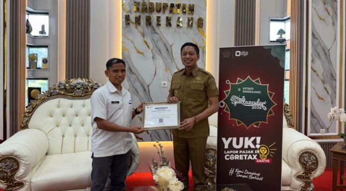Kantor Pajak Apresiasi Pemkab Enrekang atas Kontribusi Data ILAP