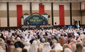 Ribuan Jamaah Padati Sholat Idul Fitri 1447 Hijriah di Dalton Hotel Makassar