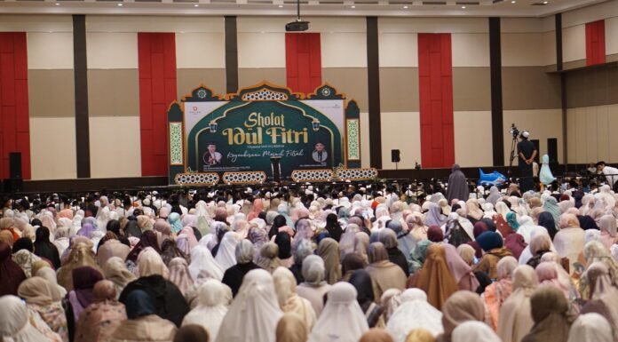 Ribuan Jamaah Padati Sholat Idul Fitri 1447 Hijriah di Dalton Hotel Makassar