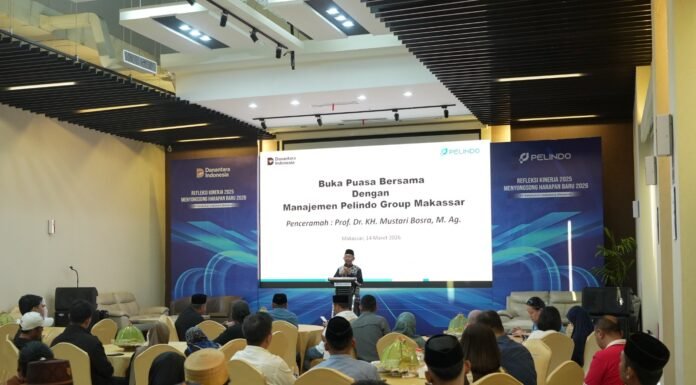 Pelindo Regional 4 Buka Puasa Bersama Pedagang Asongan Pelabuhan Makassar