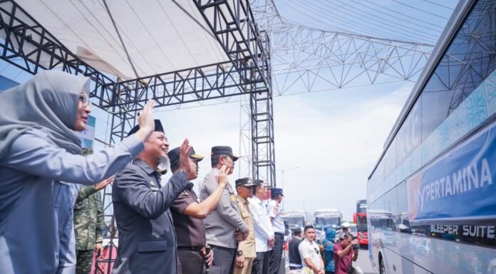 Pertamina Patra Niaga Regional Sulawesi Lepas 125 Peserta Mudik Gratis MyPertamina 2026