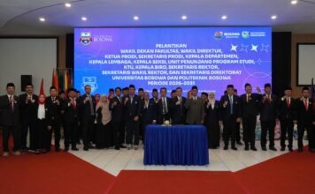 Halal Bihalal, Unibos dan Poltekbos Perkuat Nilai Silaturahmi sebagai Rangkaian Pelantikan Pejabat Struktural