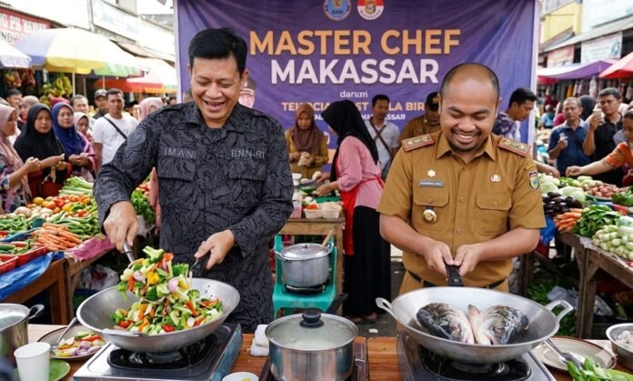 ilustrasi mendadak chef cooking battle