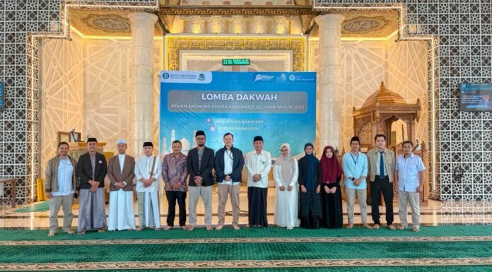 BI Sulsel, Cetak Agen Literasi EKSyar dengan Menggelar ToT dan Lomba Dakwah