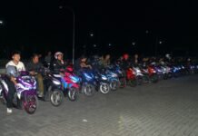 Asmo Sulsel Gelar “Honda Jagoan Community Night Ride”, Libatkan 300 Bikers