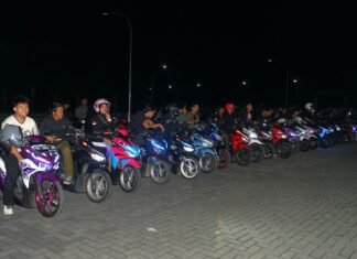 Asmo Sulsel Gelar “Honda Jagoan Community Night Ride”, Libatkan 300 Bikers
