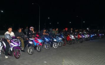 Asmo Sulsel Gelar “Honda Jagoan Community Night Ride”, Libatkan 300 Bikers