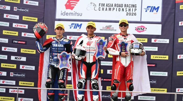 Pebalap Astra Honda Taklukkan Podium ARRC Sepang