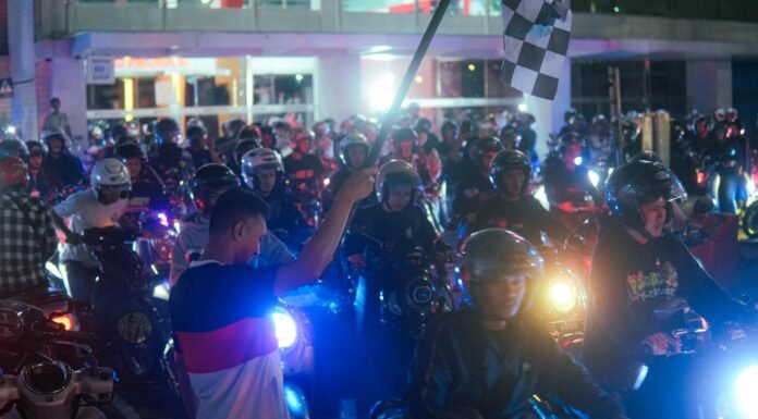 Ratusan Pecinta Scoopy Ikuti “Night Ride”