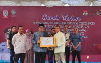 GMTD Serahkan PSU ke Pemkot Makassar