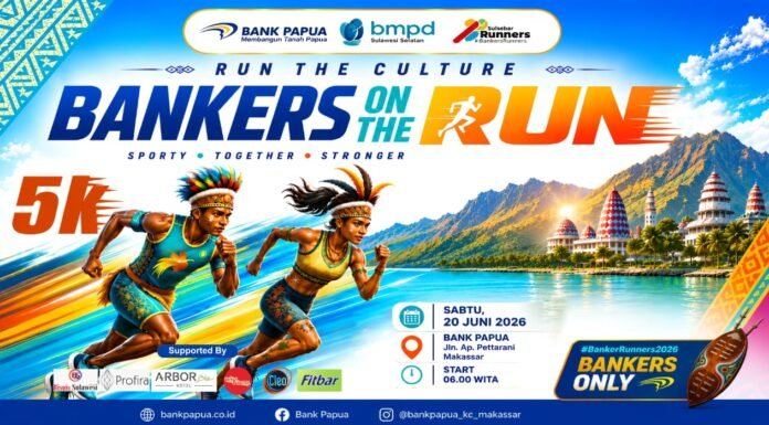 Digelar Sabtu Besok, Bank Papua Tuan Rumah “Bankers on the Run”