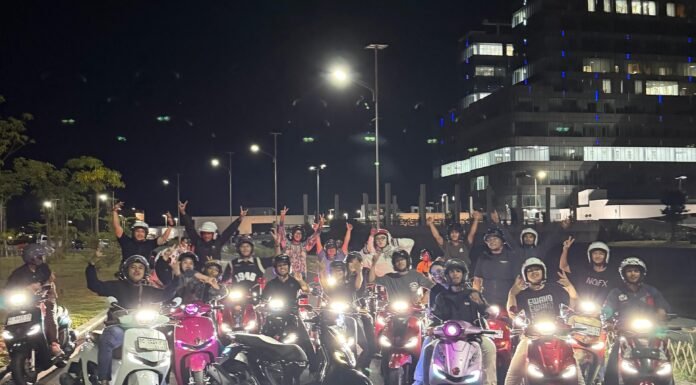 Asmo Sulsel Gelar Night Ride Bersama HASCI Makassar
