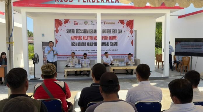 OJK Perkuat Literasi Keuangan dan Pemberdayaan Ekonomi Masyarakat Pesisir, Sasar Desa Babana, Mamuju Tengah