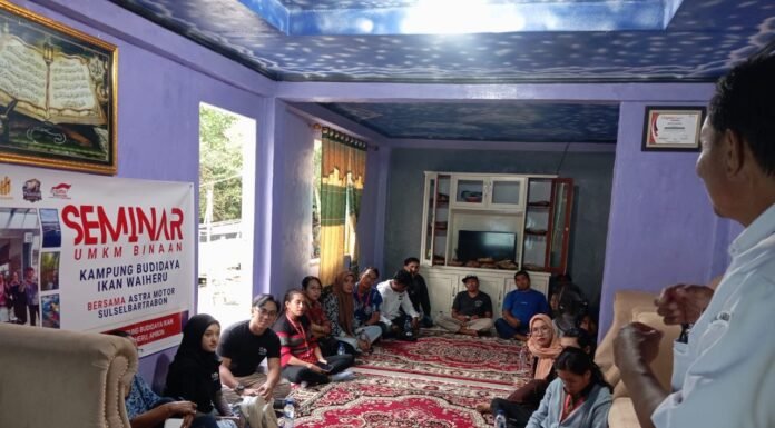 Bina UMKM, Asmo Sulsel Gelar Seminar Bagi Kelompok Budidaya Ikan Waiheru Ambon