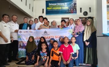 Pajak Sulselbartra dan Makassar Raya Gelar Aksi Peduli di Panti Asuhan Fahmi Makassar