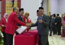 Rektor Unhas Lantik 122 Pejabat Baru, Perkuat Konsolidasi Menuju Kampus Berkelas Dunia