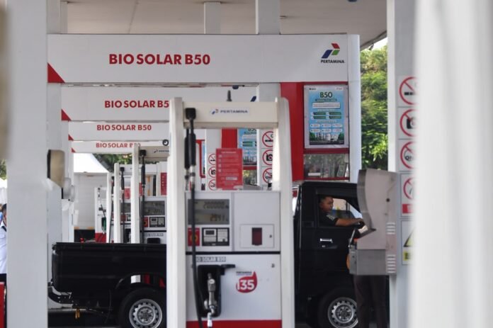 salurkan biosolar B50