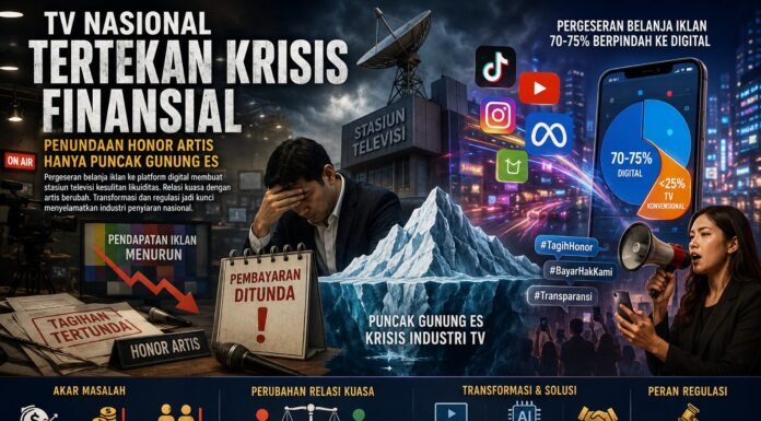TV Nasional Diterpa Krisis Finansial, Prabu Revolusi: Penundaan Honor Artis Hanya Puncak Gunung Es