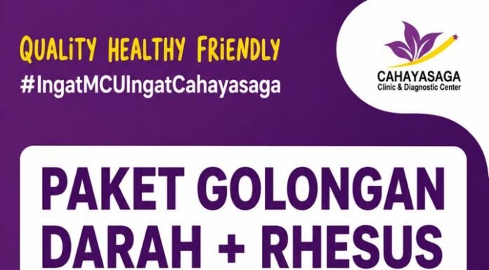 Klinik Cahaya Saga Hadirkan Paket Pemeriksaan Golongan Darah dan Rhesus Rp30 Ribu