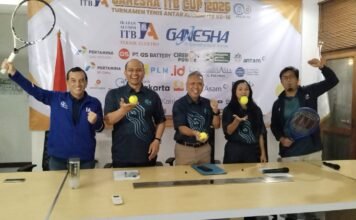 Persatuan Tenis Ganesha IA ITB Kembali Gelar “Ganesha ITB Cup” 2026.