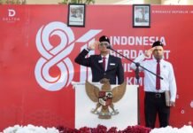 Upacara HUT ke-81 RI di Dalton Hotel Makassar Berlangsung Khidmat