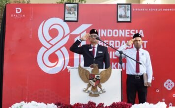Upacara HUT ke-81 RI di Dalton Hotel Makassar Berlangsung Khidmat