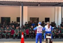 Asmo Sulsel Edukasi Safety Riding 150 Peserta di Mapomdam XIV/Hasanuddin