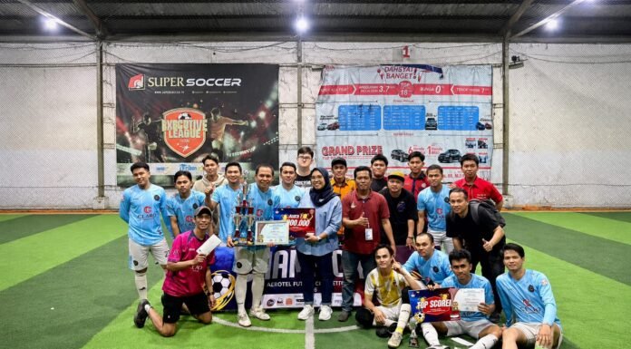 Claro, Juara I Aerotel Futsal Competition 2026