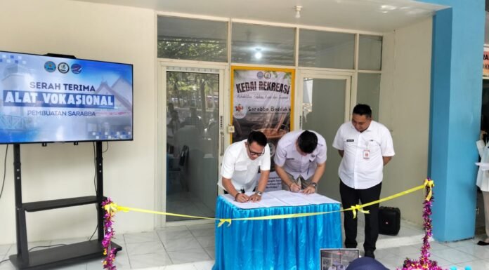 Buka “Kedai Rekreasi”, Balai Rehabilitasi BNN Baddoka Terima Bantuan Alat Vokasional Pembuatan Saraba dari AirNav
