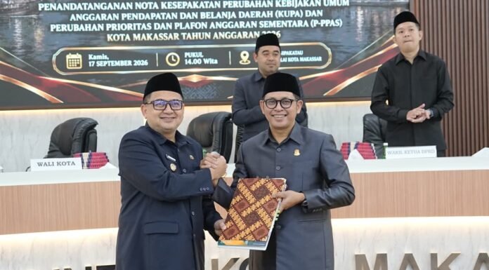 Pemkot – DPRD Makassar Sepakati KUPA-PPAS Perubahan 2026