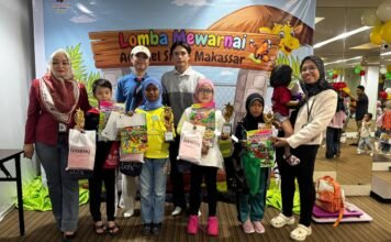 Aerotel Smile Makassar Gelar Lomba Mewarnai, Hadirkan Keseruan dan Kreativitas Anak