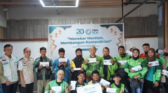 Milad ke-20 YBM PLN: Menebar Manfaat dan Membangun Kemandirian, Hadirkan Ojol Care untuk 120 Pengemudi Ojek Online